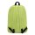 Kleiner Rucksack 30x10x39 cm Kleinerrucksack 2 Fächer verwendbar Damen - Herren Hellgrün