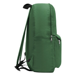 Kleiner Rucksack 30x10,5x39,5 cm Kinderrucksack Damen Herren Dunkelgrün