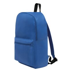 Kleiner Rucksack 30x10x39 cm Kleinerrucksack 2 Fächer verwendbar Damen - Herren Dunkelblau