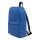 Kleiner Rucksack 30x10x39 cm Kleinerrucksack 2 Fächer verwendbar Damen - Herren Dunkelblau