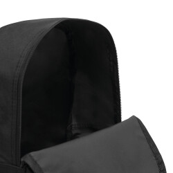 Kleiner Rucksack 30x10x39 cm Kleinerrucksack 2 Fächer verwendbar Damen - Herren Schwarz