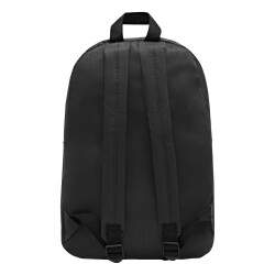 Kleiner Rucksack 30x10x39 cm Kleinerrucksack 2 Fächer verwendbar Damen - Herren Schwarz