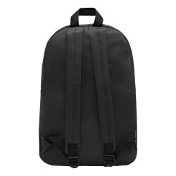 Rucksack klein Schwarz 30x10,5x39,5 cm – Mini Rucksäcke für Damen Reißverschluss-Hauptfach mit gepolsterte Schultergurte