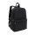 Kleiner Rucksack 30x10x39 cm Kleinerrucksack 2 Fächer verwendbar Damen - Herren Schwarz