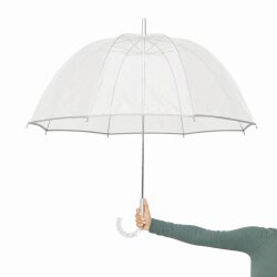 Regenschirm Ø101 cm BELLEVUE Stockschirm 0,51 kg Glockenschirm transparent