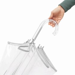 Regenschirm Ø101 cm BELLEVUE Stockschirm 0,51 kg Glockenschirm transparent