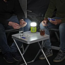 Insektenvernichter aufladbar Camping Lampe mit Insektenschutz UV LED 13,2 x 7 cm