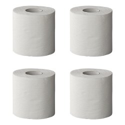 4x Camping Toilettenpapier – 2-lagiges, selbst auflösendes Klopapier für Campingtoiletten 250 Blatt pro Rolle Toilette