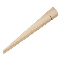 4x Zelthering 30 cm aus Holz – Leichte Holzheringe, Sandheringe und Schnurhaken – Sand Heringe für Camping und Outdoor