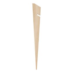 4x Zelthering 30 cm aus Holz – Leichte Holzheringe, Sandheringe und Schnurhaken – Sand Heringe für Camping und Outdoor