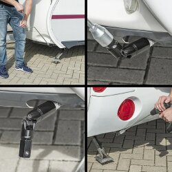 Kreuzgelenke für Handkurbeln 19mm – Universalgelenke L 133mm für Ausdrehstütze Kardangelenk Adapter für Kurbelstütze