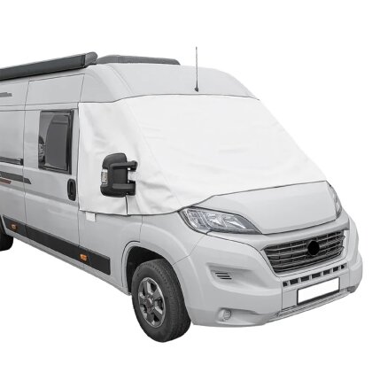 Frontscheibenabdeckung kompatibel für Fiat Ducato X290: Scheibenabdeckung für UV-Schutz, Isolierung, Wohnmobil Abdeckung mehr Privatsphäre in Ihrem Wohnmobil