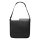 Umhängetasche schwarz ca. 34,5 x 31,5 x 13,5cm abwaschbar Planentasche 14L Tasche