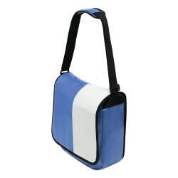 AS Umhängetasche blau ca. 34,5 x 31,5 x 13,5cm abwaschbar Planentasche 14L Tasche AS