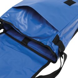 2 x Umhängetasche blau 34x31 abwaschbar PVC Planentasche 14L LKW Planen Tasche