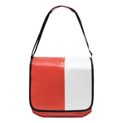 Umhängetasche rot ca. 34,5 x 31,5 x 13,5 cm abwaschbar Planentasche 14L Tasche