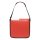 Umhängetasche rot ca. 34,5 x 31,5 x 13,5 cm abwaschbar Planentasche 14L Tasche