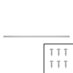 3x Kederschiene Wohnwagen 100 cm – Aluminium Ø7-9 mm Führungsschienen mit 6 Befestigungslöchern & Schrauben Kederleiste