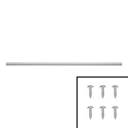 3x Kederschiene Wohnwagen 100 x 2,7 Alu Kederleiste Ø7-9mm Keder mit 6 Befestigungslöchern & Schrauben Kederschienen