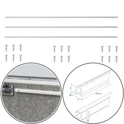 3 x Kederschiene für Wohnwagen Zubehör:...