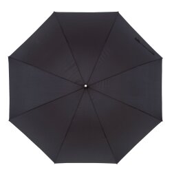 Stockschirm Automatik Groß 120cm Damen Herren Fiberglas XXL Regenschirm Schwarz