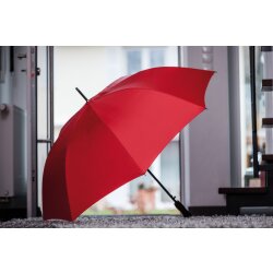 Stockschirm Automatik Groß 120cm Damen Herren Fiberglas XXL Regenschirm Rot