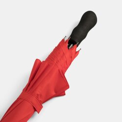 Stockschirm Automatik Groß 120cm Damen Herren Fiberglas XXL Regenschirm Rot