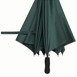 Stockschirm Automatik Groß 120cm Damen Herren Fiberglas XXL Regenschirm Dunkelgrün