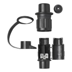 Anhängerstecker Stecker AHK 3 Polig 12V LKW Traktor PKW Anhänger Wasserdichter