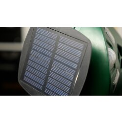 Tierschreck Solar Tiervertreiber Ultraschall + Blitzlicht 360° Marderschreck IP44