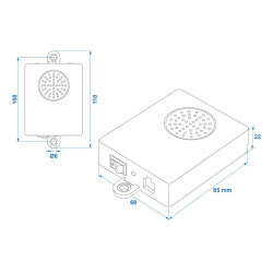 Marderschreck Ultraschall Marderabwehr Auto | Betriebsanzeige | über 22 - 45 kHz | Marderschutz Auto Ultraschall