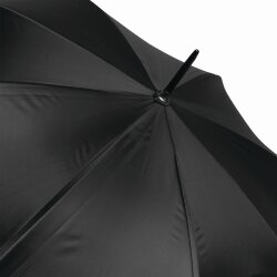 Stockschirm Ø103cm für Damen, Herren Metallstock 85cm - Automatik Regenschirm - zweifarbiges Schirmdach schwarz / gelb