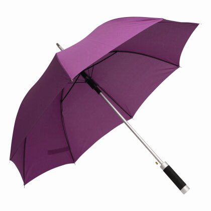 Stockschirm Ø103cm für Unisex - Aluminiumstock 85cm - Automatik Regenschirm - Speichen Fiberglas Lavendel