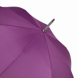 Stockschirm Ø103cm für Unisex - Aluminiumstock 85cm - Automatik Regenschirm - Speichen Fiberglas Lavendel