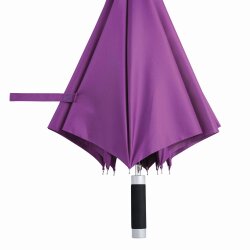 Stockschirm Ø103cm für Unisex - Aluminiumstock 85cm - Automatik Regenschirm - Speichen Fiberglas Lavendel