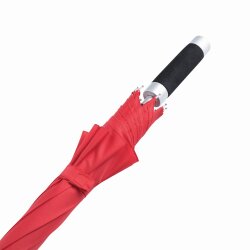 Stockschirm Ø103cm für Unisex - Aluminiumstock 85cm - Automatik Regenschirm - Speichen Fiberglas Rot