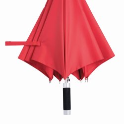 Stockschirm Ø103cm für Unisex - Aluminiumstock 85cm - Automatik Regenschirm - Speichen Fiberglas Rot