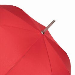 Stockschirm Ø103cm für Unisex - Aluminiumstock 85cm - Automatik Regenschirm - Speichen Fiberglas Rot