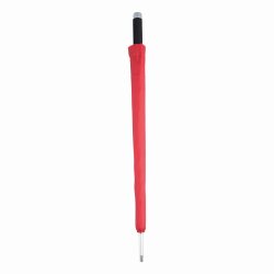 Stockschirm Ø103cm für Unisex - Aluminiumstock 85cm - Automatik Regenschirm - Speichen Fiberglas Rot