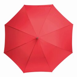 Stockschirm Ø103cm für Unisex - Aluminiumstock 85cm - Automatik Regenschirm - Speichen Fiberglas Rot