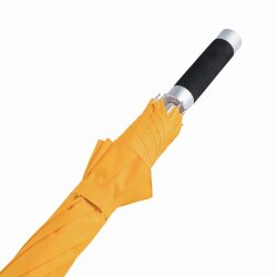 Stockschirm Ø103cm für Unisex - Aluminiumstock 85cm - Automatik Regenschirm - Speichen Fiberglas Aprikot