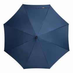 Stockschirm Ø103cm Damen, Herren Aluminiumstock 87cm - Automatik Regenschirm - Fiberglasspeichen marineblau Wabenstruktur