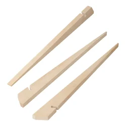 4 x Holzheringe 40cm pro Stk 78Gr Holz Hering Sandheringe Schnurhaken Zelthering